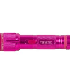VIPERTEK VTS-T03 Aluminum Stun Gun for Self Defense Rechargeable with LED Flashlight PINK 24 41qHi5yNoSL