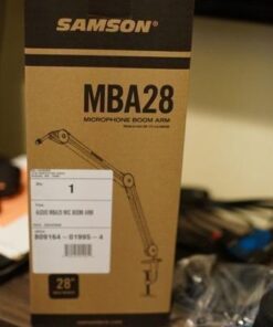 Samson MBA28 28” Broadcasting Microphone Boom Arm for Podcasting and Streaming,Black 28" 51 41qHyZFGIkL