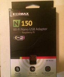 Edimax EW-7811Un 150Mbps 11n Wi-Fi USB Adapter, Nano Size Lets You Plug it and Forget it, Ideal for Raspberry Pi / Pi2, Supports Windows, Mac OS, Linux (Black/Gold) 38 41qlzBg4mUL 1