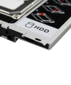 ZXUY Hard Drive SATA 2nd HDD Caddy Tray for Unibody 9.5mm Laptop CD/DVD-ROM Drive Slot (Replacement Only for SSD and HDD) 37 41rFizEeIL