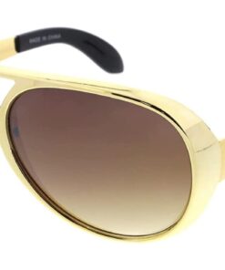 zeroUV - White Square Sunglasses for Men with Colored Reflective Mirror Lens Gold Amber 60 Millimeters 28 41rNjD88oL