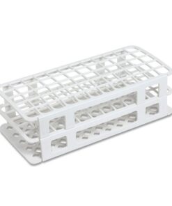 16mm Tube Rack, 60 Place, PP Plastic, White, Karter Scientific 207I2 (Single) Single