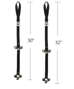 Caldwell's Dog Potty Bell for Dogs to Ring to Go Outside - The Original Dog Door Bell for Potty Training - Premium Quality Dog Training Tools & New Puppy Essentials One Potty Bell Black 25 41rhMLykM8L