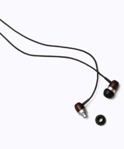 Symphonized GLXY Premium Genuine Wood in-Ear Noise-isolating Headphones with Mic and Nylon Cable (Ebony) Ebony 8 41rmOkMd3ZS