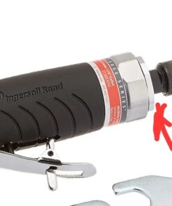 Ingersoll Rand 3107G Air Die Grinder Edge Series – 1/4", Heavy Duty, Straight, Ergonomic Grip, Ball Bearing Construction, Lightweight Tool, Black 10 41rxlymK9 L