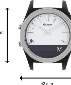 Alternative view of Martian Watches Notifier Smartwatch - White Standard Packaging