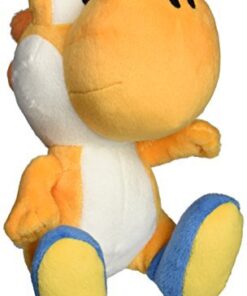 Little Buddy 1390 Super Mario All Star Collection 7" Orange Yoshi Plush 16 41s5UsfnfYL