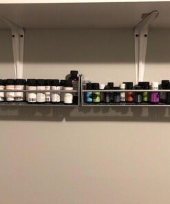 Simple Houseware Wall Mounted Spice Rack, Silver, Set of 2 32 41sUmF4hLwL