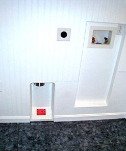 Dryerbox Model 350 DB-350 | New Construction 2x4 walls - venting up Up Venting in New 2x4 Wall 19 41sYhGGMqBL