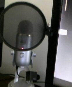 Nady MPF-6 6-Inch Clamp On Microphone Pop Filter with Flexible Gooseneck and Metal Stabilizing Arm Pop Filter with Stablizing Arm 28 41sgqeL WL