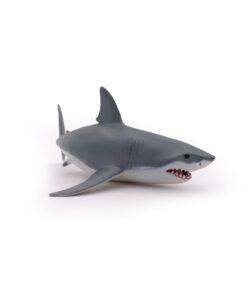 Papo - hand-painted - figurine - Marine Life - White Shark Figure-56002 - Collectible - For Children - Suitable for Boys and Girls - From 3 years old 1 Multicolor 16 41si668fP0L