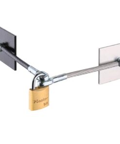 Refrigerator Door Lock Kit - NO PADLOCK (Black&Stainless) Black&Stainless 10 41spC2CZXjL