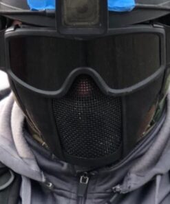 OneTigris 6" Foldable Half Face Mesh Mask Military Style Comfortable Adjustable Tactical Lower Face Protective Mask Black 21 41t2lkpqo L