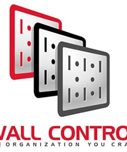 Pegboard Organizer Wall Control 4 ft. Metal Pegboard Standard Tool Storage Kit with Black Toolboard and Black Accessories 32 41t9l8mxEnL