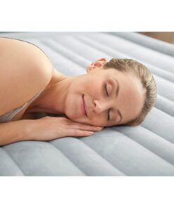 Intex Comfort Plush Mid Rise Dura-Beam Airbed with Built-in Electric Pump, Bed Height 13", Queen 22 41tKtWOdIBL