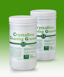 SANASTEC A2O Water - Made in USA, Crystalline Cleaning Granule - DUO PACK (2-Pack, 2lbs. each) - For use with reusable cleaning cartridge or E-Cleaner only.
