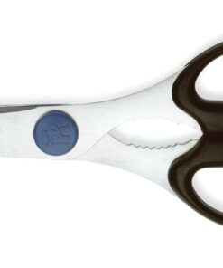 Alternative view of HENCKELS Heavy Duty Kitchen Shears that Come Apart, Dishwasher Safe, Black, Stainless Steel, Blue 10.25-inch