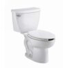 American Standard 2467016.020 Cadet Right Height Elongated Pressure Assisted Toilet, 1.6 GPF, White 33 41tXtHulhwL