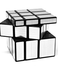 D-FantiX Shengshou Mirror Cube 3x3x3 Speed Cube 3x3 Mirror Blocks Cube Different Shapes Silver Cube 57mm 19 41tY0rLUOTL