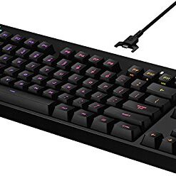Logitech G Pro Mechanical Gaming Keyboard, 16.8 Million Colors RGB Backlit Keys, Ultra Portable Design, Detachable Micro USB Cable 22 41tj4DT36 L