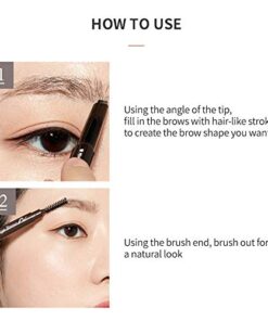 ETUDE Drawing Eye Brow 0.25g #1 Dark Brown | Long Lasting Eyebrow Pencil | Soft Textured Natural Daily Look Eyebrow Makeup 1 Count (Pack of 1) 23 41uMTUXxYKL