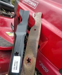 MaxPower 561739B 2-Blade Set for 46" Cut Craftsman, Husqvarna, Poulan Replaces 405380, 532-405380, PP21011,Black 39 41uaisG1t6L