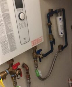 HYDRO MASTER Tankless Water Heater Service Valve Kit with Pressure Relief Valve 3/4-Inch IPS Isolator Clean Brass 31 41v1N5wPqXL