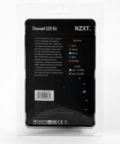 NZXT CB-LED20-RD 2-Metres Light Sensitivity Sleeved LED Kit (Red) Red 31 41vJD68e4wL