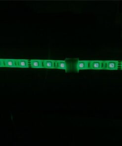 TronicsPros 10pcs 4 Pin Solderless Waterproof LED Strip to Strip Connector RGB Flex LED Ribbon LED Rope LED Tape Light Gapless Adapter for 10mm Wide Waterproof SMD 5050 RGB Flexible LED Strip Light White (only for Waterproof RGB 5050 LED strip) 56 41vUTiwbBeL