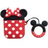 iFiLOVE Compatible with Airpods Case, Cute Cartoon Airpods Cover, Minnie Mouse Soft Silicone Shockproof Protective Case Cover Skin with Ring Buckle Holder for Apple Airpods 1 & 2 Charging Case(#2) #2 48 41vv0erBT7L