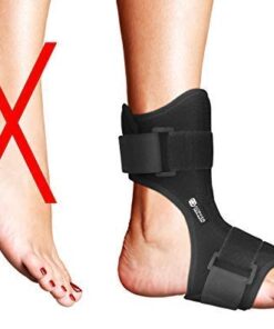 Copper Compression Plantar Fasciitis Night Splint - Drop Foot Orthopedic Brace and Dorsal Planter Fasciitis for Right or Left Foot. Night Splints Support Sleep, Recovery, Tendonitis, Arthritis 16 41wAz9N425L