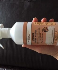 Furniture Clinic Leather Cleaner | For Leather Furniture, Car Interiors & Seats, Couches, Apparel, Shoes, Boots, Bags | Our Leather Shampoo Removes Dirt & Grime for All Leather Types & Vinyl (17oz) 17.00 Fl Oz (Pack of 1) 18 41wH21RWPNL