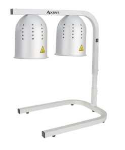Koval - HL-2 Inc. 500W 2 Bulbs Heat Lamp Food Warmer (Aluminum/2 Bulbs)