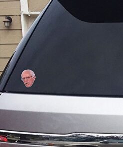 Alternative view of BOLDERGRAPHX 2008 Bernie Sanders face Cut Out Decal 2.7"x3.5"