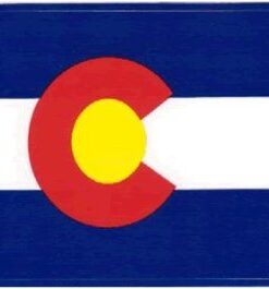 Flag It Colorado Heavy Duty Vinyl Bumper Sticker (3 x 5 Inches)