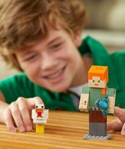 LEGO Minecraft Alex BigFig with Chicken 21149 Building Kit (160 Pieces) (Discontinued by Manufacturer) 17 41xhzwvn2sL