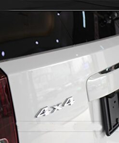 2pcs(1set) Auto Tuning 4x4 Logo 3D Decal Emblem Logo Sticker Nameplate Badge Compatible with Limited (Glossy Black) Black 4x4 10 41xiM 7Z9L