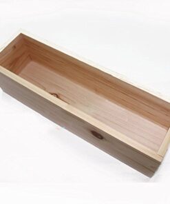 X-Haibei Soap Silicone Loaf Mold Wood Box | Flexible Rectangular Cold Process Loaf Mold for 42oz Soap Making Supplies Tall 3 inch 13 41zlTnp06sL