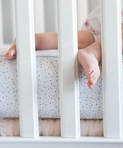 QuickZip Crib Extra Zip-On Sheet (SecureFit Wraparound Base Not Included) - Faster, Safer, Easier Baby Crib Sheets - White 100% Cotton - Fits All Standard Crib Mattresses 11 41znRTS3LL