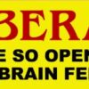Liberal: Someone So Open Minded Their Brain Fell Out; Bumper Sticker 12 41zs xDJBDL