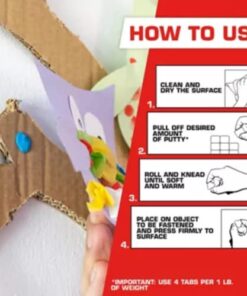 Loctite Fun-Tak Mounting Putty, 2 oz, 1, Wallet Single 22 41zw2uR44FL