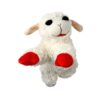Multipet INTERNATIONAL 843140 Lambchop Plush Squeak Toy Mini for Pets, 6-Inch, White, x-small 6" Mini 19 41zwqUdNf7L