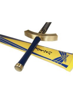 Yongli Sword Fate Stay Night Fate Grand Order Saber Japanese Anime Game Cosplay Replica Steel Sword Excalibur Sword in The Stone Yellow 11 51 1vfhakPL