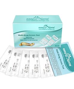 Easy@Home 10 Panel Instant Drug Test Kits - Medically Approved for Testing Marijuana (THC), Opiate(OPI 2000), Cocaine(COC), AMP, BAR, BZO, MDMA, MET, MTD, PCP - #EDOAP-3104-5 Pack EXP 2024-05-19 5 Count (Pack of 1) 17 51 84kQ18ZL