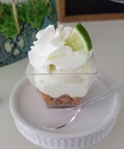 Zappy 100 Ct Elegant Square Mini Cube 2oz Clear Tasting Sample Shot Glasses 100 Ct Dessert Cups Disposable Plastic 100 Count (Pack of 1) 57 51 8u4iRIL