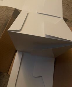 Beistle White Card Box Holder For Weddings, Baby Showers, Birthdays, Graduation Party Supplies 9" x 9" 34 51 CNtR YIL