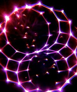 GloFX Black Kaleidoscope Glasses- Rainbow Rave Prism Diffraction 25 51 DxwSie8L