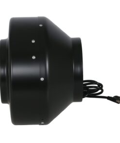 Hurricane 8 Inch Inline Fan 745 CFM - Quiet Fan with Steel Housing and Powder-Coated Finish, Easy Installation 8-Inch 22 51 Eu2PPcGL