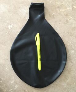 Pmu 36 Inch Latex Balloon Black (Premium Helium Quality) Pkg/6 22 51 J8EA7Q L