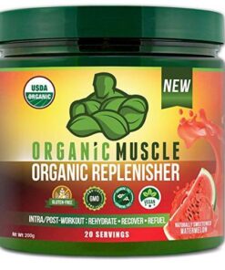 Organic Muscle Super Reds Powder - Organic Greens and Reds Superfood Powder with Organic Acai Berry, Pomegranate & Cranberry for Natural Energy & Metabolism Boost - Vegan & Non-GMO, 30 Servings Acai Berry Reds 30 Servings (Pack of 1) 37 51 V5E7rRRL
